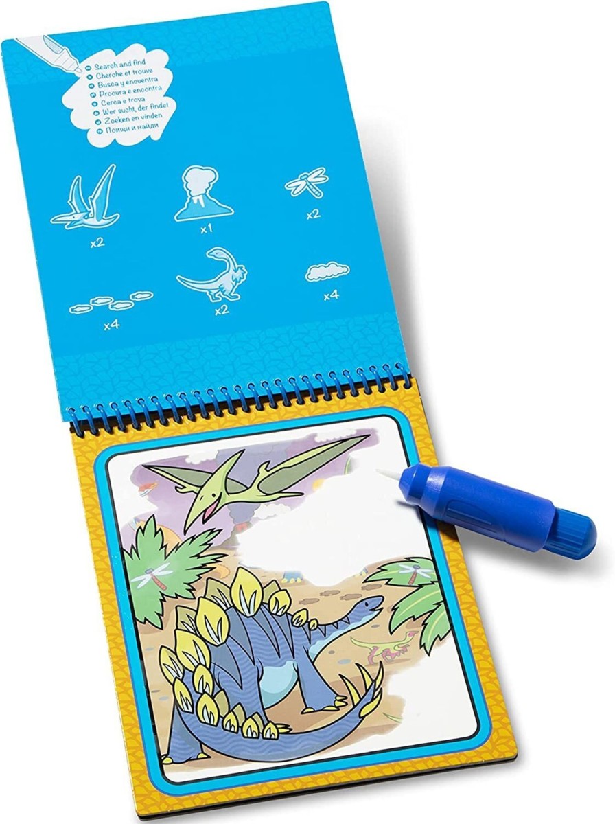 Art & Craft Melissa & Doug | Melissa & Doug - On The Go - Water Wow! Dinosaur