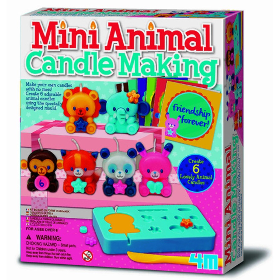 Art & Craft 4M Creative Kits | 4M - Mini Animal Candle Making Kit