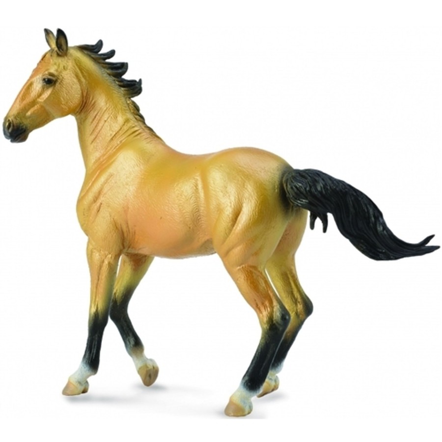 Shop For Toys Collecta Horse Toys | Collecta - Akhal-Teke Mare Buckskin 88624