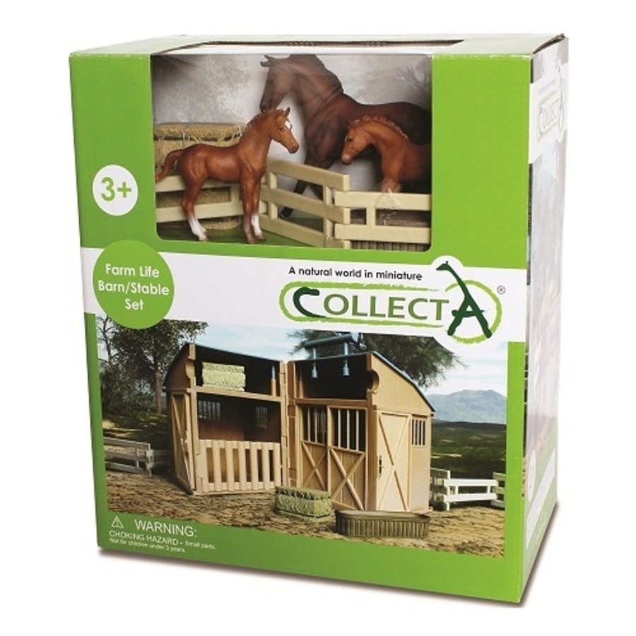 Shop For Toys Collecta Horse Toys | Collecta - Stable Playset With Horses 89695