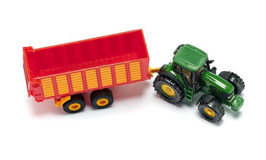 Shop For Toys Siku Farm Toys | Siku - John Deere With Silage Trailer